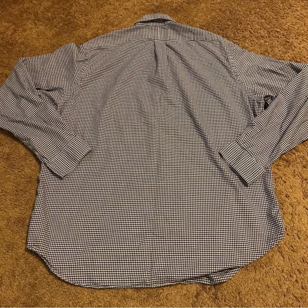 Ralph Lauren Gingham print Mens Button Up Shirt - Picture 3 of 4